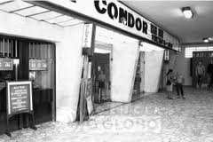 Fachada do Cine Condor, em Curitiba-PR, na dcada de 70.