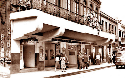 Foto do Cine Ritz, em Curitiba, na dcada de 1940