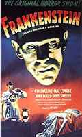 Cartaz do filme "Frankenstein", de James Whale