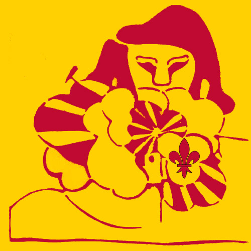 Imagem da bandeira usada pela personagem Lina
