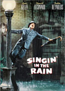 Cartaz do filme "Cantando na chuva", de Gene Kelly e Stanley Donen