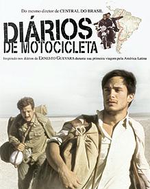 Cartaz do filme "Dirios de motocicleta", de Walter Salles