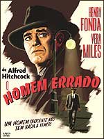 Cartaz do filme "O homem errado", de Alfred Hitchcock