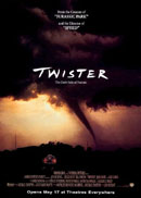 Cartaz do filme "Twister", de Jan De Bont